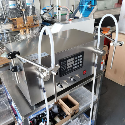 Kleine flessenvulmachine Doppelkop wasmiddel vulmachine