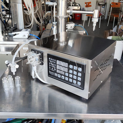 Vloeibare olieflessen vulmachine semi-automatische peristaltische pomp tafelvuller
