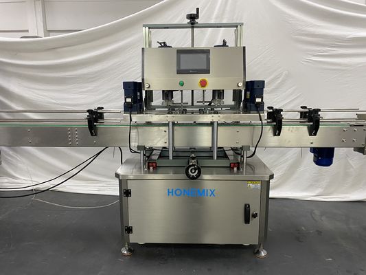 Cream Filling Machine Tien sproeiers vullen Capping Labeling Line