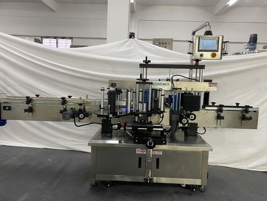 Cream Filling Machine Tien sproeiers vullen Capping Labeling Line
