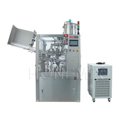 Automatische verticale aluminiumbuis-vouwmachine voor het vullen van handcrème