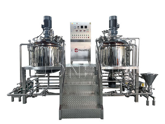 Vacuüm emulgerende mixer body cream lotion maken machine