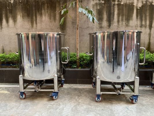 Sanitaire RO-waterzuiveringsinstallatie Tank Roestvrij staal Halve open deksel opslag tank