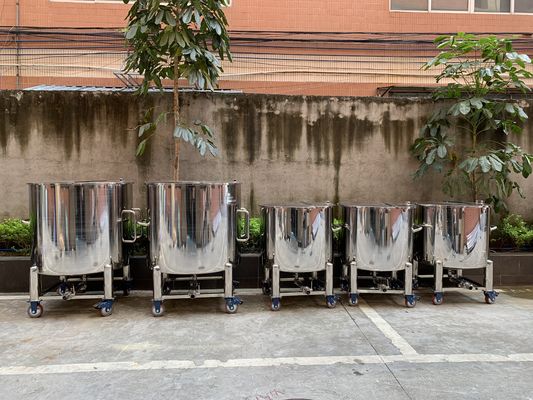 Sanitaire RO-waterzuiveringsinstallatie Tank Roestvrij staal Halve open deksel opslag tank