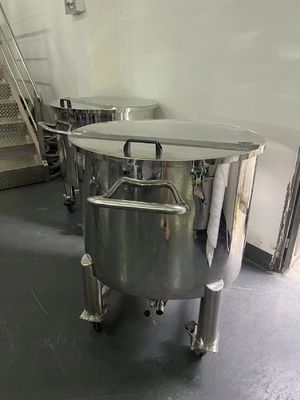 Sanitaire RO-waterzuiveringsinstallatie Tank Roestvrij staal Halve open deksel opslag tank