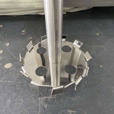 Draagbare machine voor het mengen van vloeistoffen met wasmiddel Industriële hogesnelheidsdispersiemixer