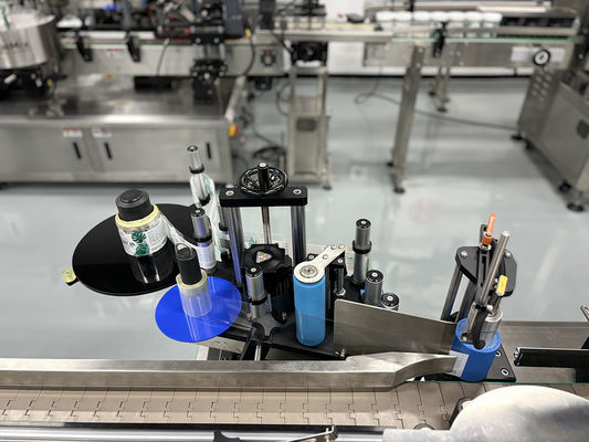 Elektrische automatische horizontale kleine flacon etiketteringsmachine